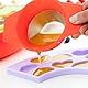 InnovaGoods V0103367 2 in 1 Schokoladenfondue-Maker, Kunststoff, Rot
