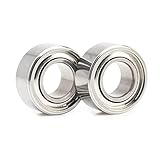 MR63zz Bearing 3x6x2.5 mm, ABEC 5 Quality, High-Speed MR63 ZZ Miniature Steel Ball Bearings for Daiwa Fishing Castking Reel, (10 Pcs)