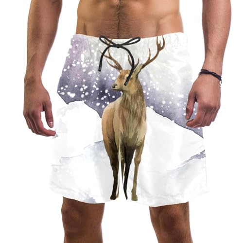 Swim shorts homme confortable pour éviter l'humidité maillot renne