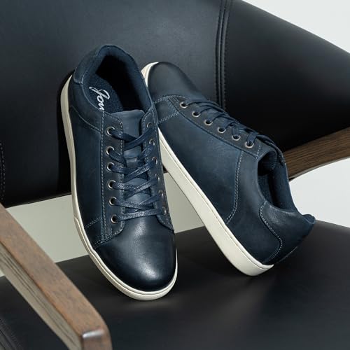 Image of Jousen Men's Casual Shoes Business Leather Dress Sneakers | Breathable Upper, Lightweight Build, Fashion Styling, Office Work, City Walking, Weekend Trip, Casual Gathering