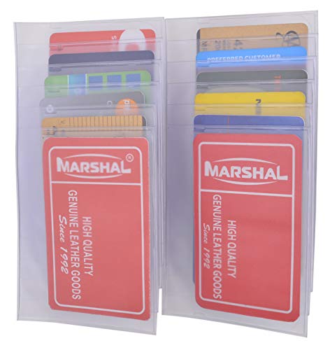 MARSHAL Checkbook Plastic Insert For Pictures Cards 6 Pages SET OF 2 Inserts3