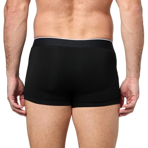 Lacoste Men's Cotton Stretch Mini Croc Print Trunks, 3-Pack (Amazon Exclusives)3