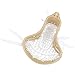 ZJchao Lacrosse Heads, Lacrosse Accessories Replacement for Training Competition Mesh Strung Wear Proof Nylon Heads (Children)