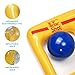 Outdoor Games for Adults and Family, Giant Tic Tac Toe Game with 10 Balls, Outside Toys for Kids Ages 8-12, 2-10 Players, Yard Pool Beach Lawn Camping(Orange)