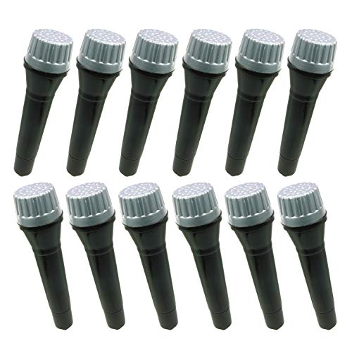 Toy Microphone For Kids - Toy Mike Pretend Play Plastic Microphones Party Favor, Decoration, Costume Or Stage Prop - Bulk Pack Of 12 Toy Mics For Boys And Girls