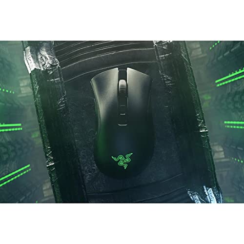 Image of Razer DeathAdder V2 Pro Ergonomic Bluetooth Wireless Gaming Mouse with 20, 000 DPI Optical Sensor, Chroma RGB Lighting, Black - (RZ01-03350100-R3A1)