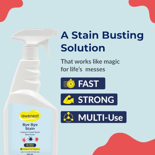 Image of awenest Bye Bye Food Stain | Instant Food Stain Remover Spray - 250 ml