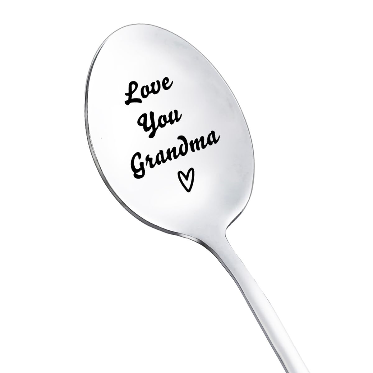 Grandma Grandmother Gifts Spoon from Granddaughter Grandson I Love You Grandma Spoons Gift for Grandmom Grammy Mothers Day Birthday Gifts for Granny Grandmama Mamaw Christmas Gift