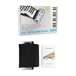 Clavier de piano électronique portable enroulable 61 touches MIDI en silicone, Rouleau Up de main Piano électronique Clavier - Les Beatles, Paul McCartney, John Lennon, RIngo Starr, George Harrison Clavier de piano électronique portable enroulable 61 touches MIDI en silicone, Rouleau Up de main Piano électronique Clavier – Image 7