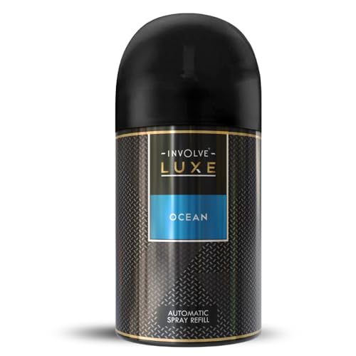Image of Involve Luxe - Ocean Automatic Room Fresheners Refill Pack | 2200 Sprays Guaranteed | Lasts up to 60 days (225ml) | Automatic Home Fresheners | Long Lasting Fragrance