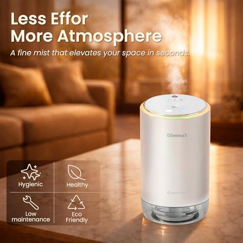 Smart Car Air Fresheners, New Smell Experience by Ultrasonic Mist, Auto On/Off, Natural Fragrance, 3 Adjustable Rechargeable Aroma Diffuser with Built-in Battery, Long Lasting Premium Scent by GlimmaX - Image 4
