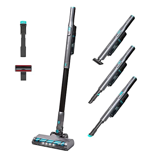 Cecotec Aspirador Vertical Ultraligero con Motor Digital Conga Rockstar Micro 20000 Stand&Clean. 200 W y 20 kPa de Poder de Succión, Menos de 1k, Autonomía 30 min, Cepillo Jalisco y Accesorios
