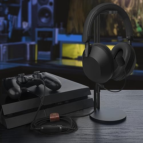 Image of GEEKRIA Boom Mic Headphones Cable Compatible with Sony WH-1000XM6 /1000XM5 /1000XM4, WH-XB920N, ULT WEAR, 3.5mm Jack Replacement Cord with Boom Microphone for Gaming & Meeting (5.6ft)