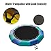 YEYUBIW Inflatable Trampoline with 4 Step Ladder 5-13Ft Bouncing Swimming Platform Water Trampoline for Water Sports,Blue,13FT/4.0M