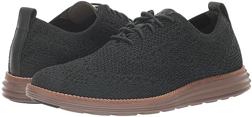 Cole Haan Men's ORIGINALGRAND Stitchlite Wingtip Oxford, Scarab/Black Truffle, 8.5 | Image 6