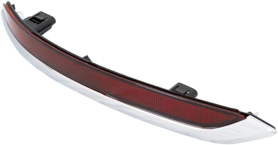 For Acura TLX 2015 16 17 18 19 2020 Bumper Reflector Driver And Passenger Side | Pair | Rear | CAPA Certified | Replacement For AC1184106, AC1184106C, AC1185106, AC1185106C | 33555TZ3A01, 33505TZ3A01