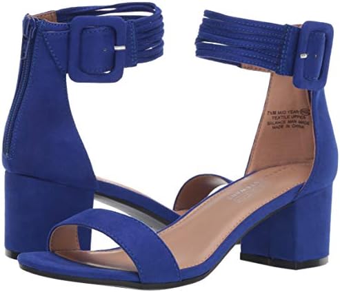 Aerosoles Women's Martha Stewart MID Year Heeled Sandal, Blue Fabric, 5 M US | Image 6