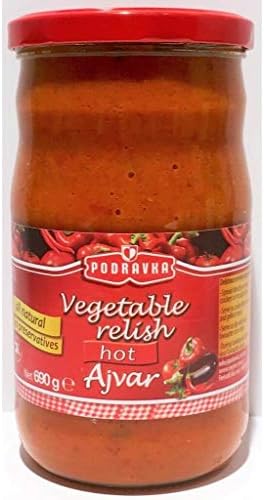 Podravka Hot Ajvar , Spicy , 24.5 Oz