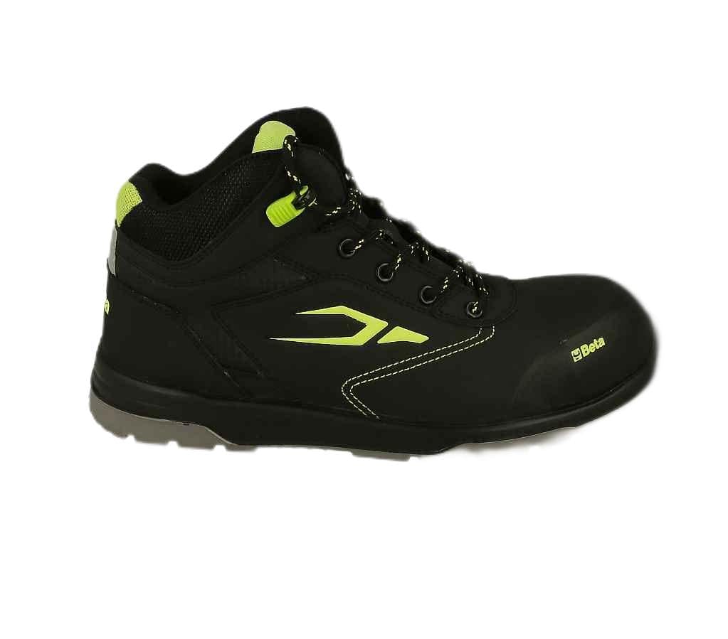 Beta Zapatillas Deportivas de Trabajo 43-Botas Piel Nabuk Hidrorepelentes