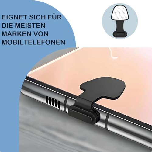 EVTHUR 4 Stück USB C Schutzkappen + Reinigungsbürste - Handy Ladebuchse Schutz, USB C Staubschutz Stöpsel, Type C Port Dust Caps, Dust Caps Kompatibel mit iPhone 16/15 Samsung & mehr