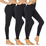 NexiEpoch 2 Pack High Waisted Leggings for Women - Buttery Soft Tummy Control Yoga Pants for...