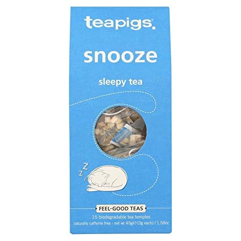 Teapigs Organic Snooze Herbal Tea Made With Whole Herbs and Fruits (1 Pack Of 15 Tea Bags) Cover