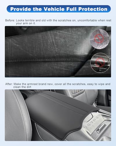 Image of CDEFG for 2025 2026 Nissan Armada Accessories Center Console Cover, for 2025-2026 Nissan Armada (SV, SL, Platinum, Pro-4X, Platinum Reserve) Armrest Cover Middle Console Protector