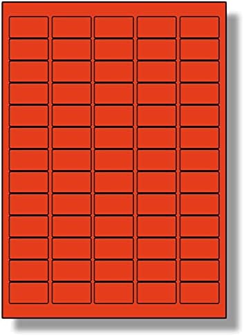65 Per Page/Sheet, 5 Sheets (325 Sticky Labels), Label Planet® White Blank Matt Self-Adhesive A4 Address Addressing Shipping Stickers, Printable With Laser or Inkjet Printer, UK LP65/38, 38.1 x 21.2 MM, FOR JAM FREE PRINTING, Mail Labelling
