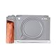 Hersmay Wooden Handle X-M5 Holzgriff L-Shape Handgriff für Fujifilm X-M5 Kamera, mit 1/4-20 Halterungen, Arca Swiss Stativplatte