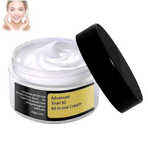 Crema de Colágeno de Caracol,Crema Facial de Colágeno de Caracol,Crema Cuidado Facial de Caracol,Crema Reparadora Iluminadora,Crema Antiarrugas de Caracol,Crema Blanqueadora de Caracol,100g
