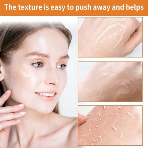 Image of Orange Enzyme Exfoliating Gel for Face & Body | Vitamin C Deep Cleansing Scrub | Dead Skin Remover | Brightening & Pore Cleansing Gel | For Men & Women (100g)