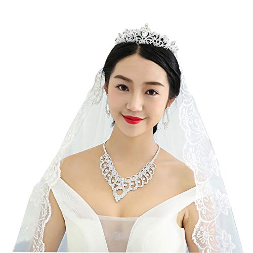 Serdokntbig bridal wedding crystal rhinestone design ac…