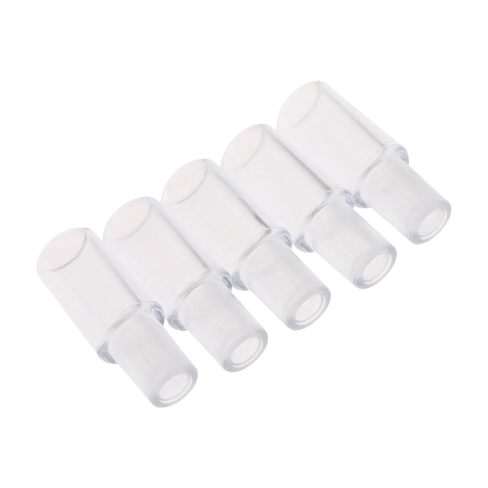Hzbb Breathalyzers Mouthpiece Set 5Pcs Replacement Clear Nozzles For Digital Tester 8X24mm Easy To Read
