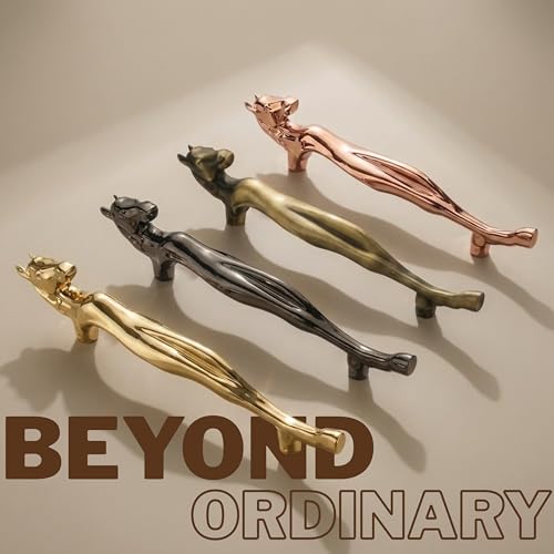 Image of GLOXY Premium Gold 12 inch Horse Shaped Main Door Handle with 8 inch Hole-to-Hole Spacing - Decorative Push & Pull Aluminium Wooden & Glass Door Handle for Home, Restaurant, Office & Banquet Hall - Pack of 1