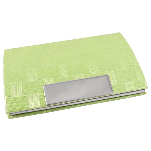 Preisvergleich Produktbild Sourcingmap Kunstlederhülle für Visitenkarten blassgrün