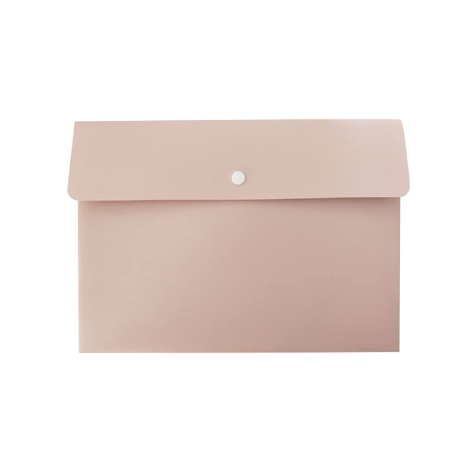 Portfolio Porte-Documents, Dossiers en plastique, reliure budgétaire(Pink)
