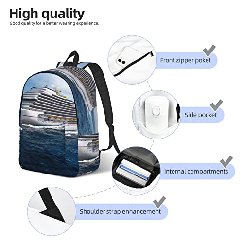 Sac à dos universitaire Salmon pour ordinateur portable idéal pour voyage taille M - 5
