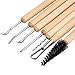 eBoot 11 Pcs Wooden Handle Clay Pottery Sculpting Tools
