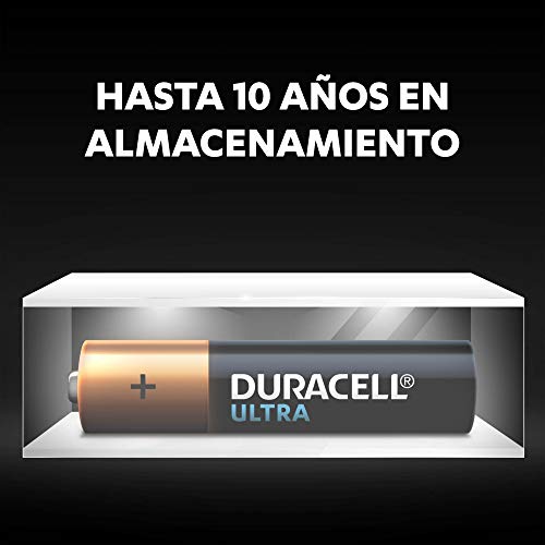 Duracell Ultra Power AAA - Pila Alcalina de Duración y Potencia Superior, 8 Unidades de Apertura Simplificada