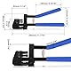 FreeTec 2 in 1 Ø5 mm Absetzzange Karosserie, 290mm Loch und Absetzzange, Karosserie Absetzzange Abkantzange, Lochzange Blech Blechzange Blechlocher Falzzange zum Lochen und Falzen für Auto Reparatur