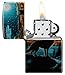Zippo Moonlight Wolf Design 540 Tumbled Chrome Pocket Lighter