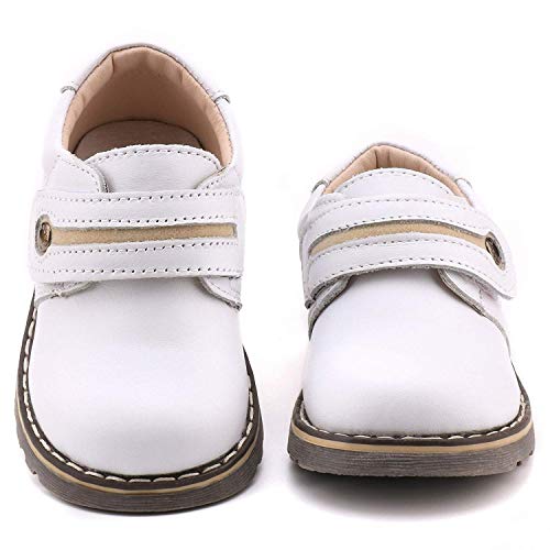 Image of Femizee Toddler Boys Leather Loafers Comfort Uniform Oxford Dress Wedding Shoes