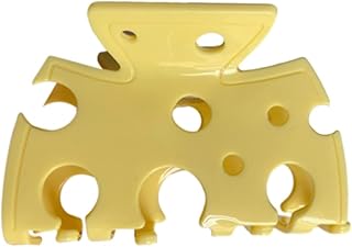 Cheese Hair Clip,Acetate Claw Clip for Women,Women Hair Accessories,Yellow