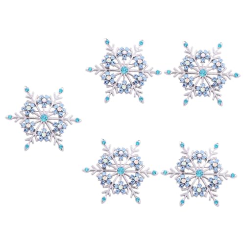 Broche rhinestone élégante GALPADA lot de 5 pour sublimer vos manteaux d'hiver