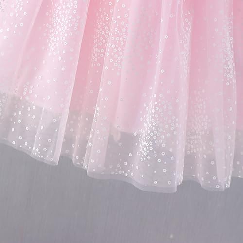 Girls Summer Dresses Polka Dot Butterfly Flowy Princess Dress with Ruffled Skirt Beach Party Outfit for Toddler Kids4