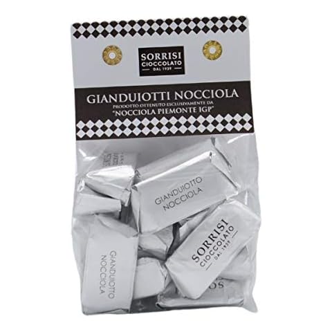 Gianduiotti Nocciola, Weiße Gianduia-Nougat-Pralinen, Haselnüsse Piemont IGP Cover