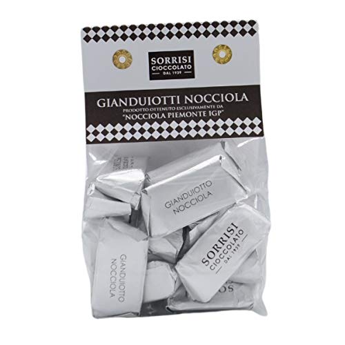 Gianduiotti Nocciola, Weiße Gianduia-Nougat-Pralinen, Haselnüsse Piemont IGP, 200g, Boella & Sorrisi Cover