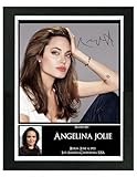 Photo dédicacée « Everything But That Angelina Jolie » 10 x 12