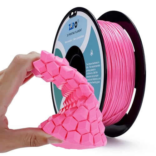 ZIRO TPU Filament 1.75mm, Flexible 3D Printer Filament, Shore 95A...
