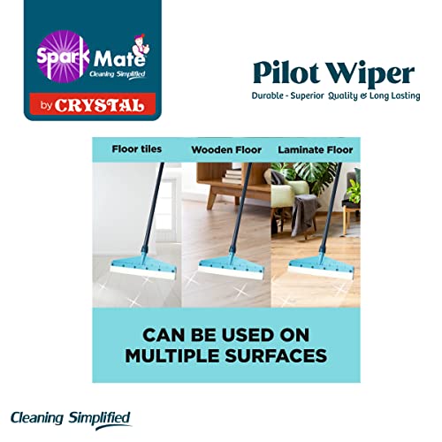 Image of Sparkmate By Crystal Floor Wiper, 40cm EVA Blade, Steel Rod